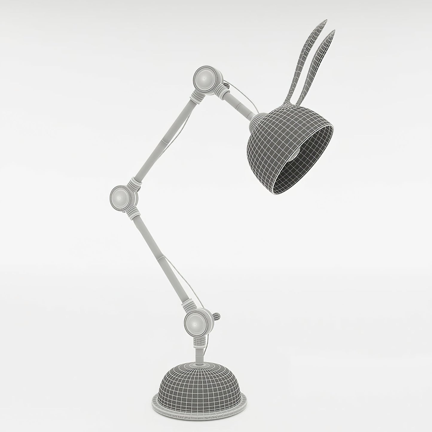 EarCharm - Guld Bordlampe med Kanintema