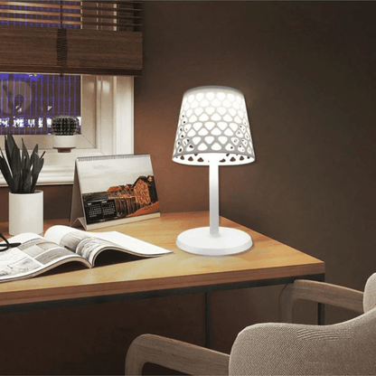 Soleil | Lampe de table flexible avec alimentation solaire et charge USB