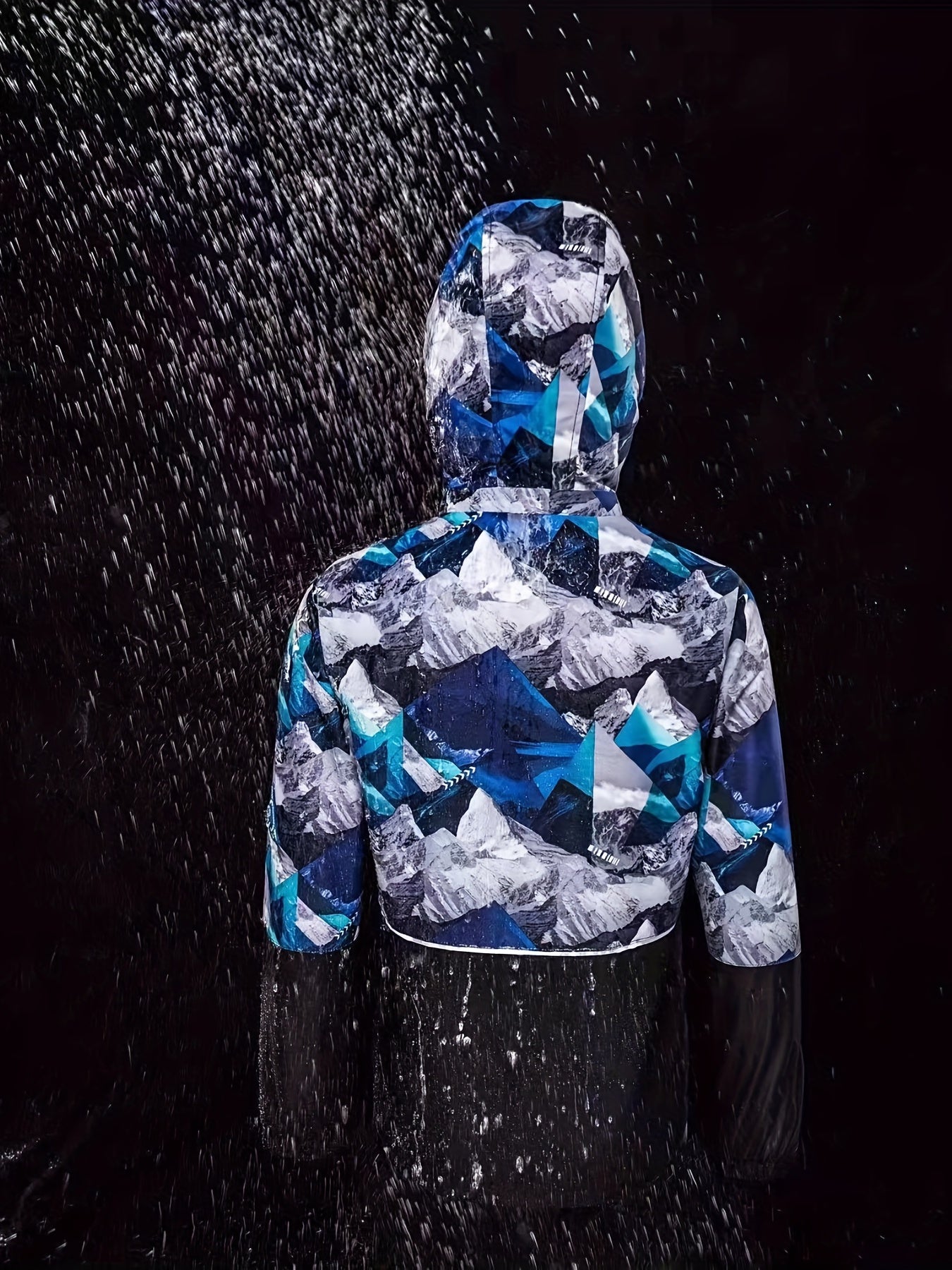 Veste imperméable pour enfants avec capuche amovible - Sammy