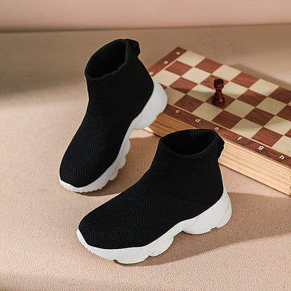 Boys' and Girls' Sock Shoes - Woven Breathable Shoes - Lucky