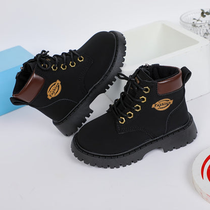Boys' Cool Boots with Zip Closure Durable Non-Slip Shoes - Jakob