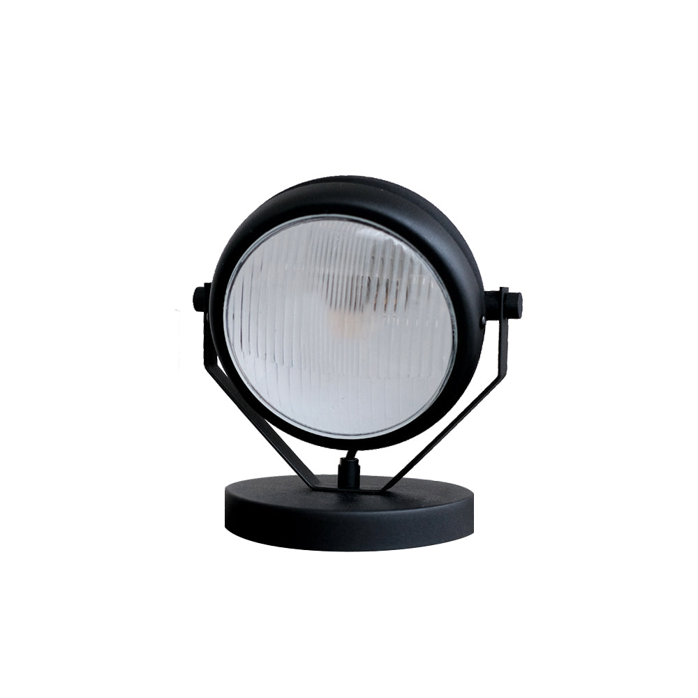 ChromeLuxe – Moderne bordlampe i metal og glas