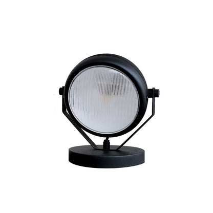 ChromeLuxe – Moderne bordlampe i metal og glas
