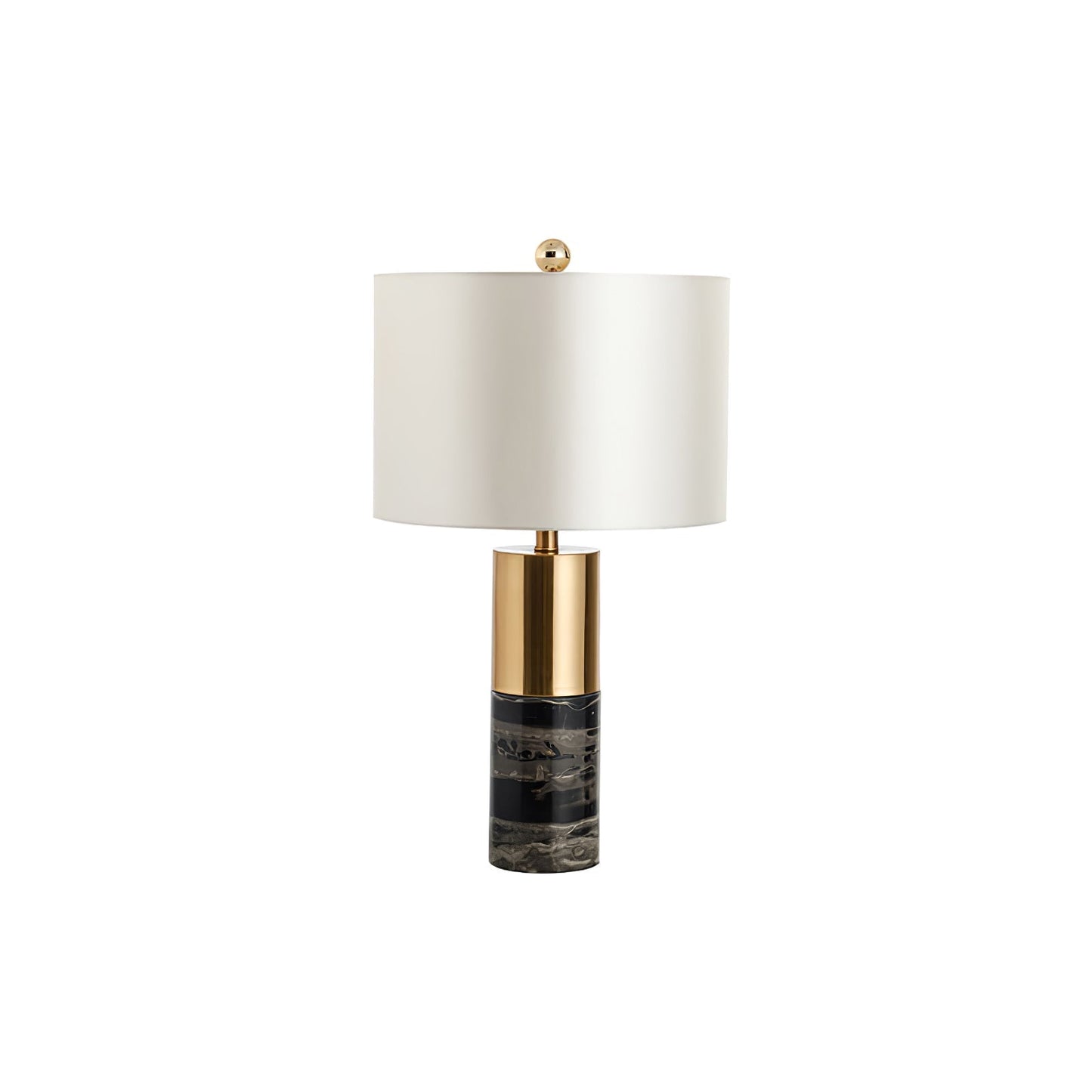 MarbleGlow - Bordlampe med stilfuld marmorfod og slankt design