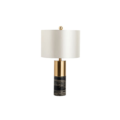MarbleGlow - Bordlampe med stilfuld marmorfod og slankt design