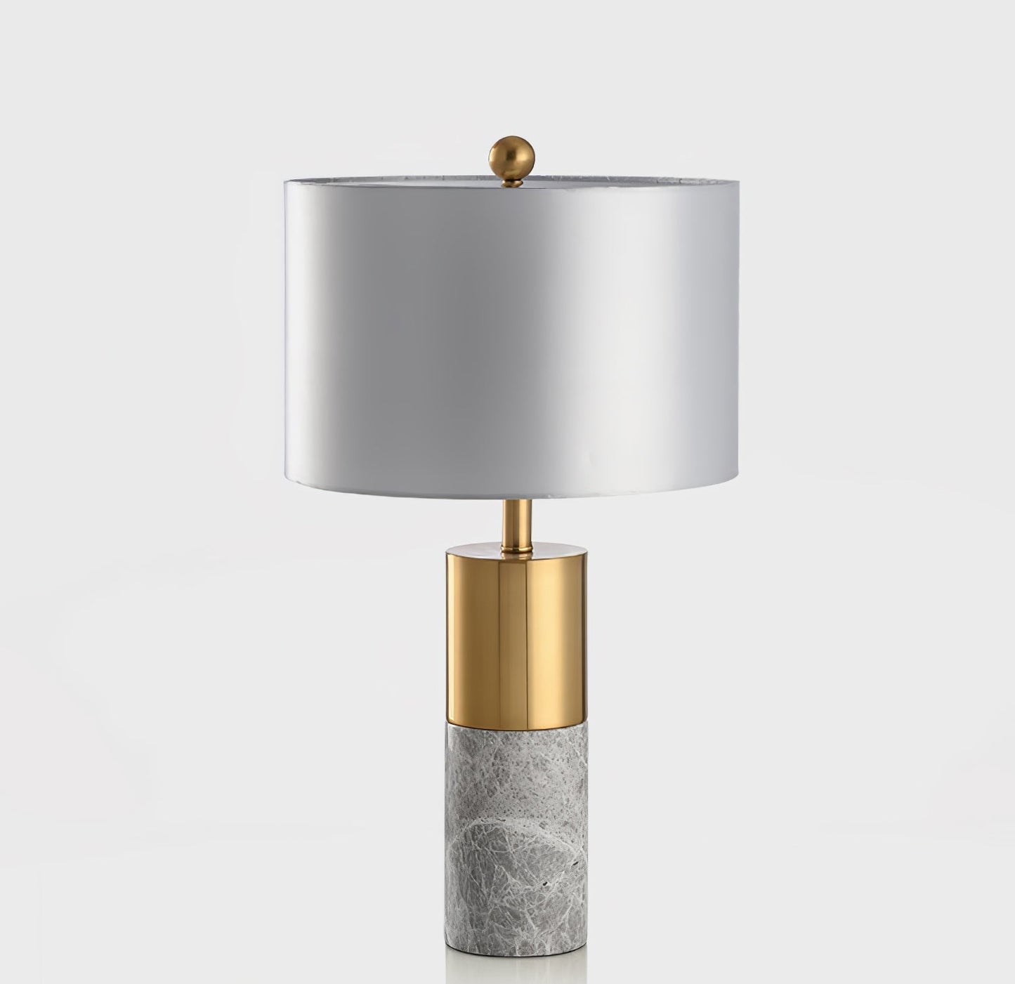 MarbleGlow - Bordlampe med stilfuld marmorfod og slankt design