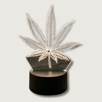 GlowLeaf - 3D Hampblad Nattlys