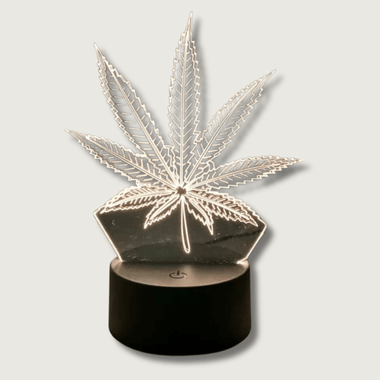 GlowLeaf - 3D Hampblad Natlampe