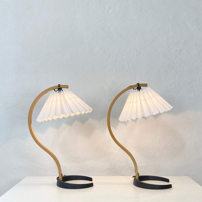 NatureArc - Wooden Table Lamp with Organic Shapes