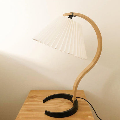 NatureArc - Wooden Table Lamp with Organic Shapes