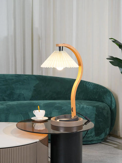 NatureArc - Wooden Table Lamp with Organic Shapes