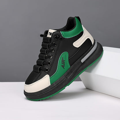 Boys' shoes, comfortable non-slip lace-up shoes with soft sole - Leon