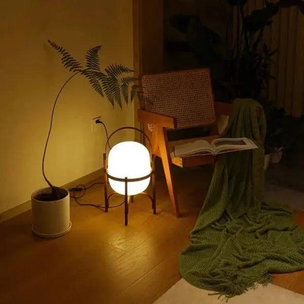 CestaLuxe - Træ- og Lys Bordlampe
