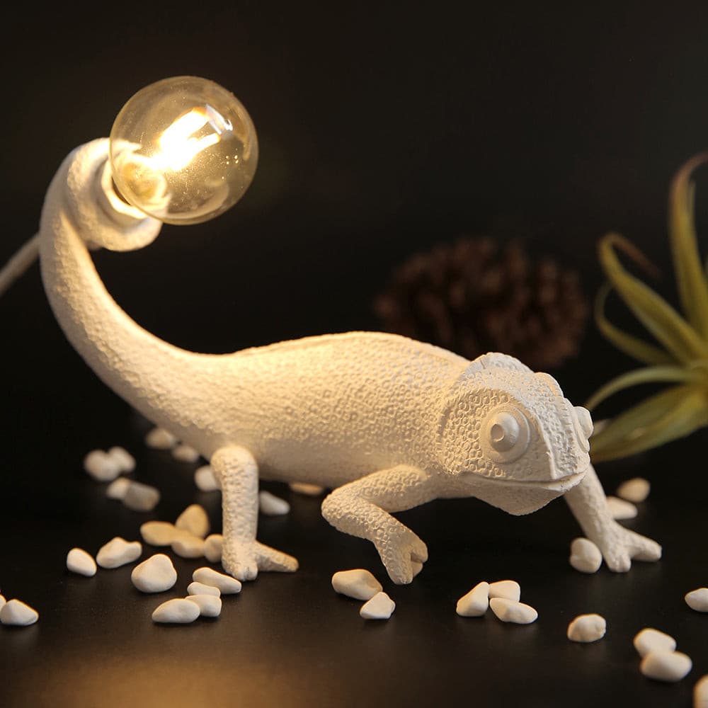 CamouLuxe - Harpiks Bordlampe med Kameleon Stil