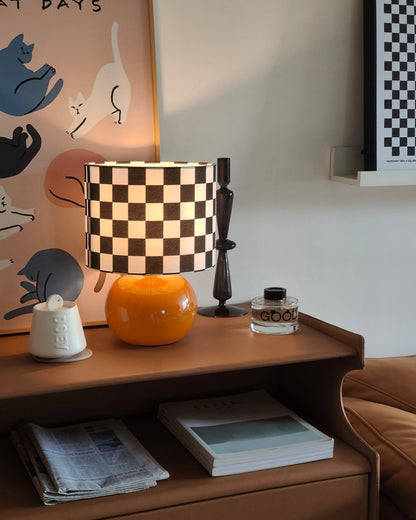 GridAura - Unique Geometric Table Lamp