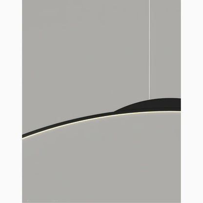 EclipseLux - Modern Black Chandelier