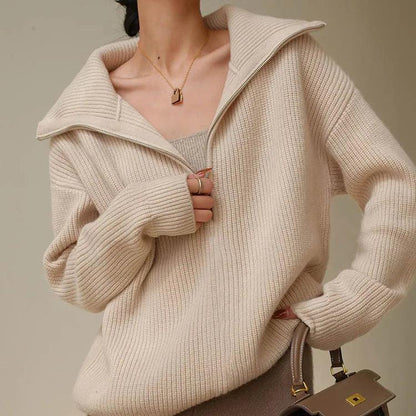 CashmereZip - Elegant Jumper