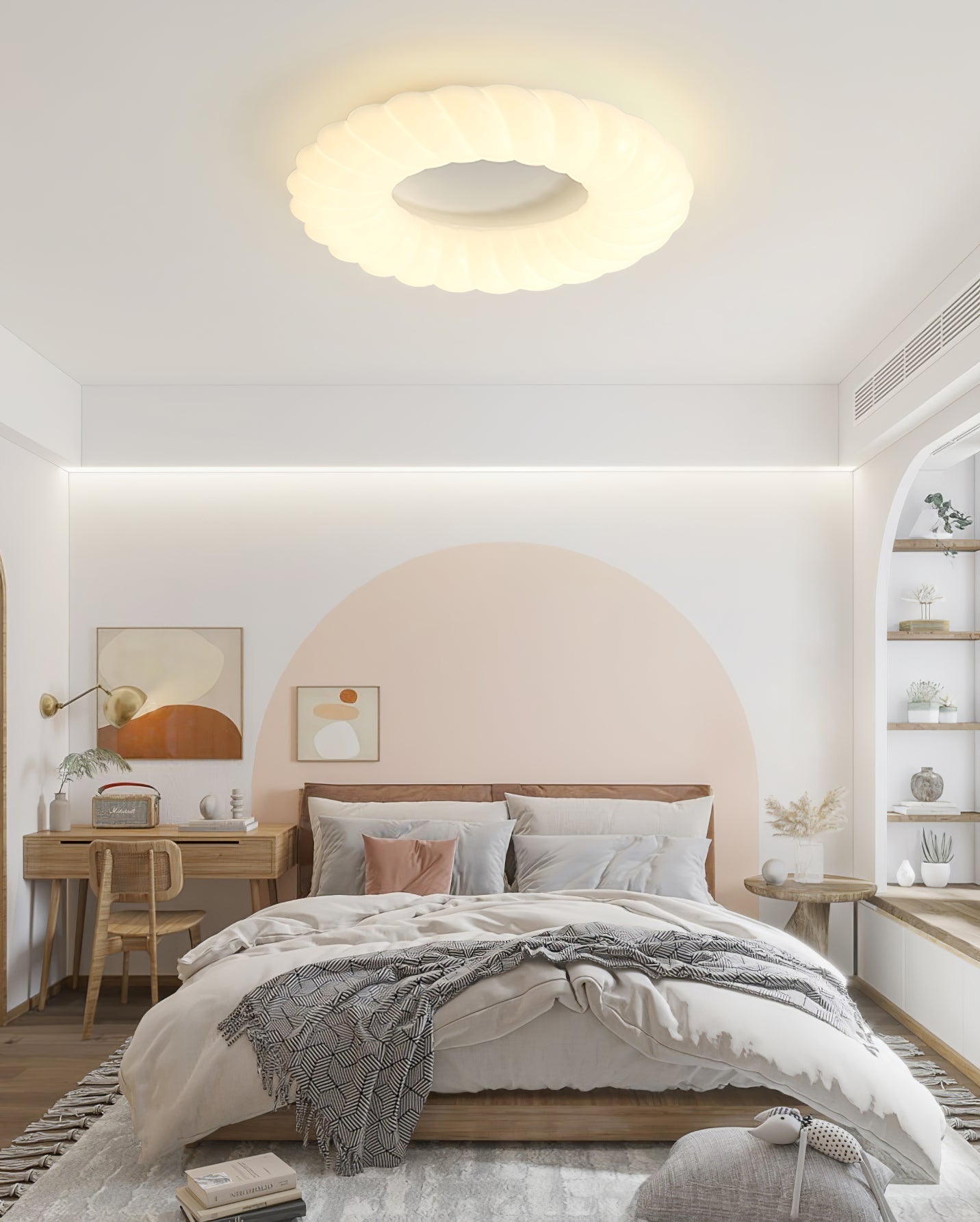 CumulusGlow - Ceiling Lamp with Airy Shape and Atmospheric Glow