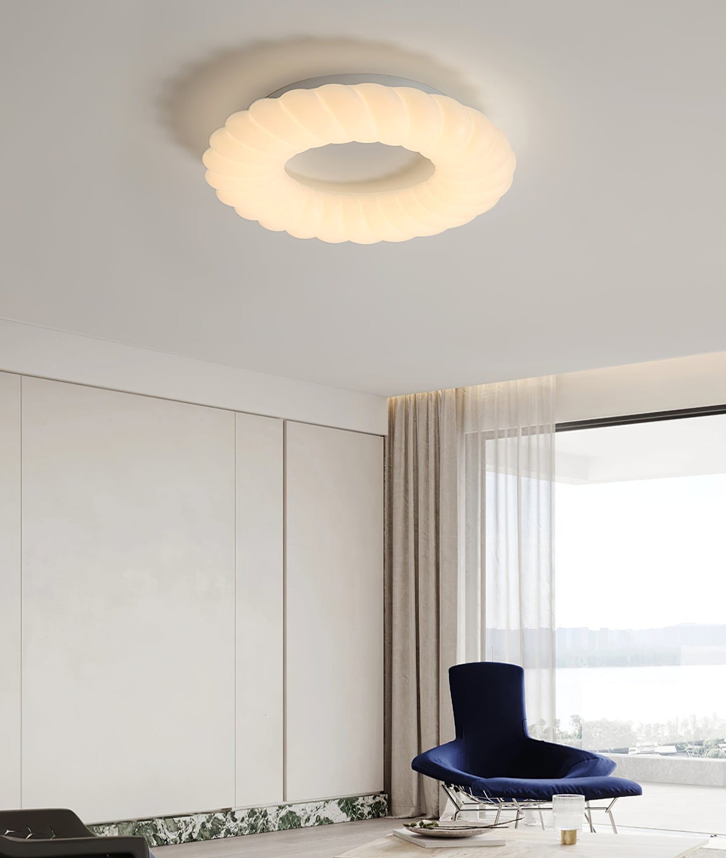 CumulusGlow - Ceiling Lamp with Airy Shape and Atmospheric Glow