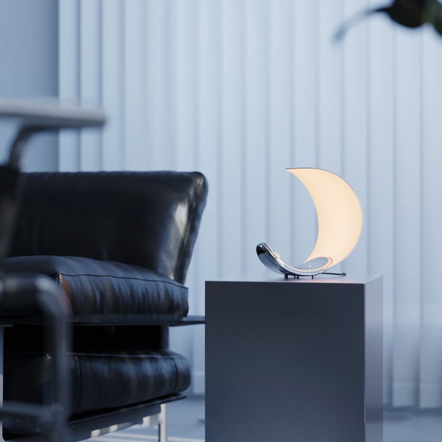 KrulLicht - Tafellamp met Elegante Bochten en Zacht Licht
