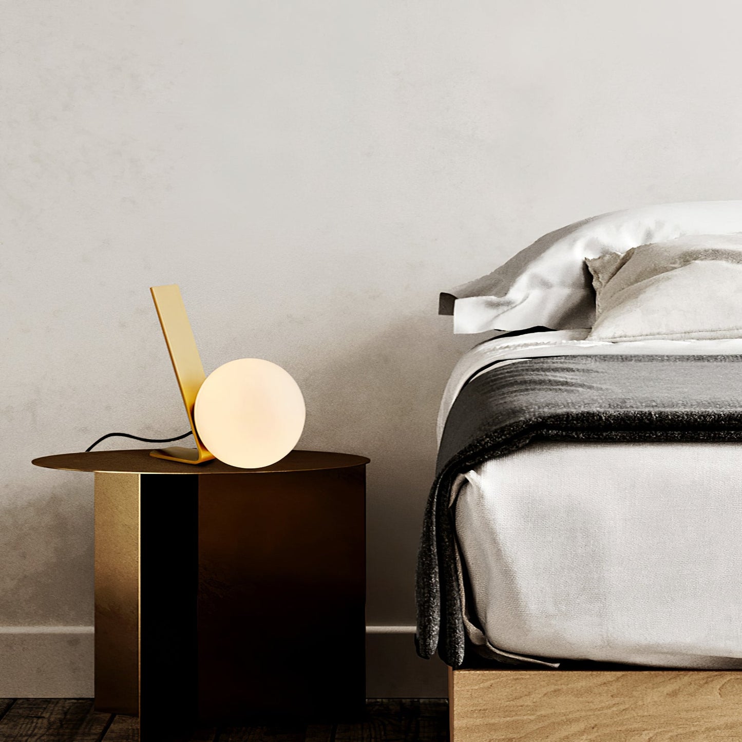 DaphneLuxe - Bordlampe med minimalistisk eleganse og koselig glød