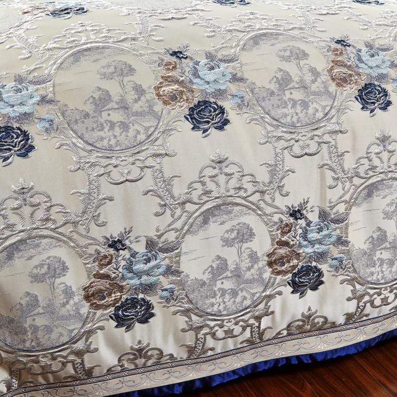 Jacquard Elegance - Orientalisk Bomuld-Silke Sengetøj