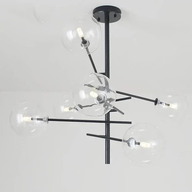 ChicLumen - Luxuriöser Glas-Kronleuchter für elegantes Wohnen
