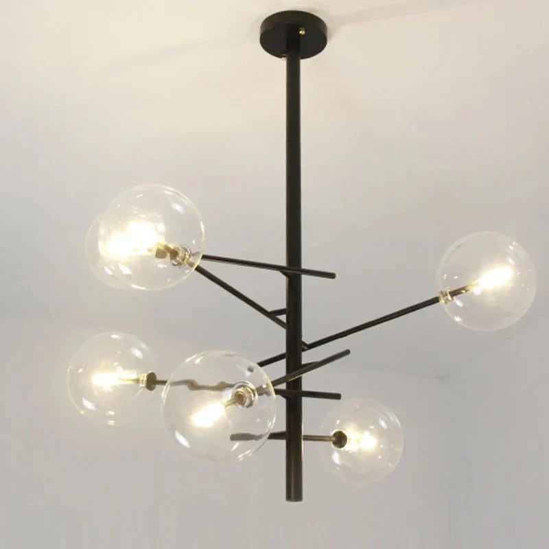 ChicLumen - Luxuriöser Glas-Kronleuchter für elegantes Wohnen