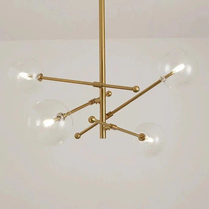 ChicLumen - Luxuriöser Glas-Kronleuchter für elegantes Wohnen