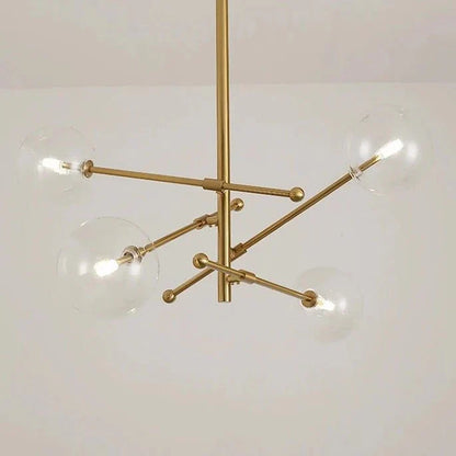 ChicLumen - Luxuriöser Glas-Kronleuchter für elegantes Wohnen