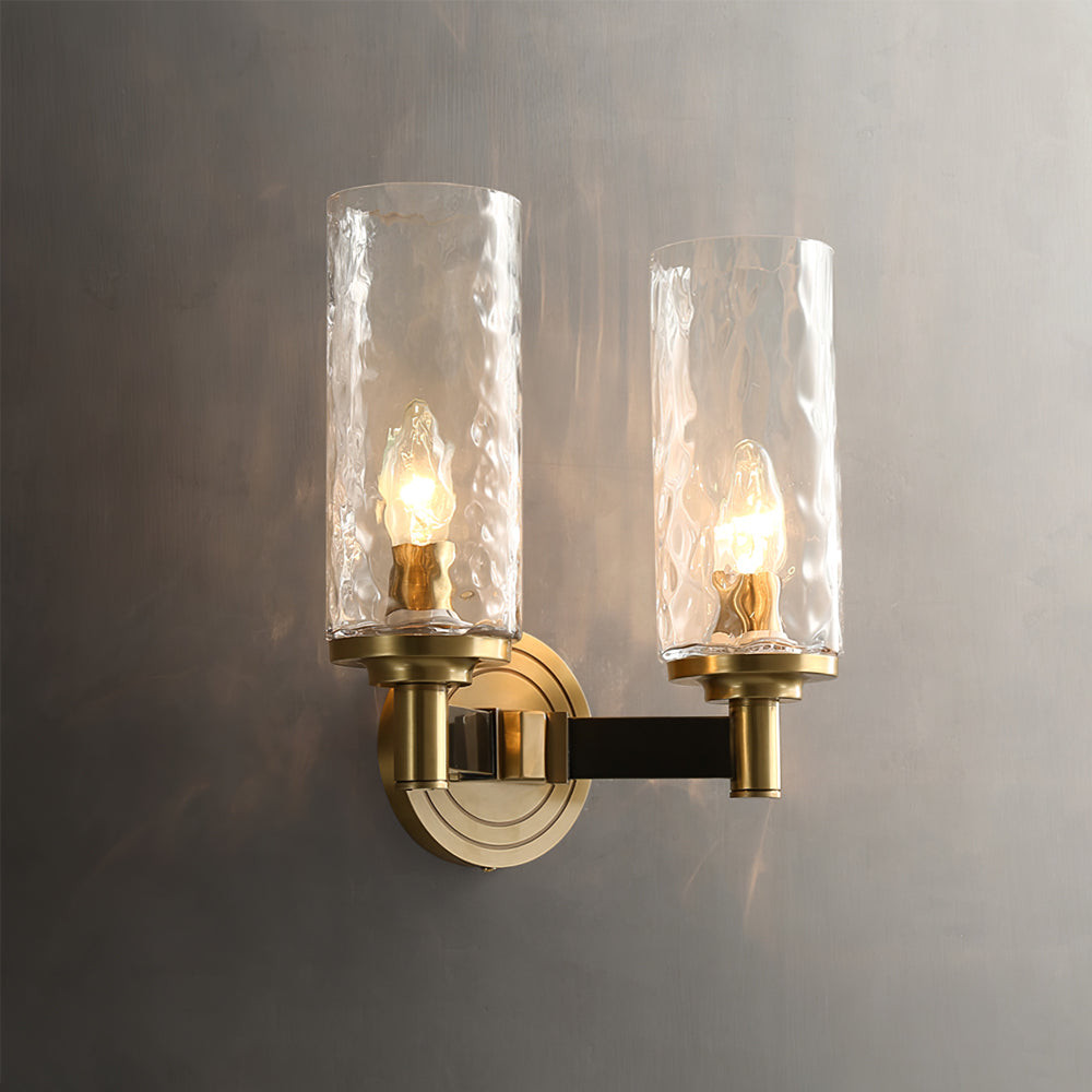 GoldenAura - Stilig glassvegglampe for en luksuriøs atmosfære