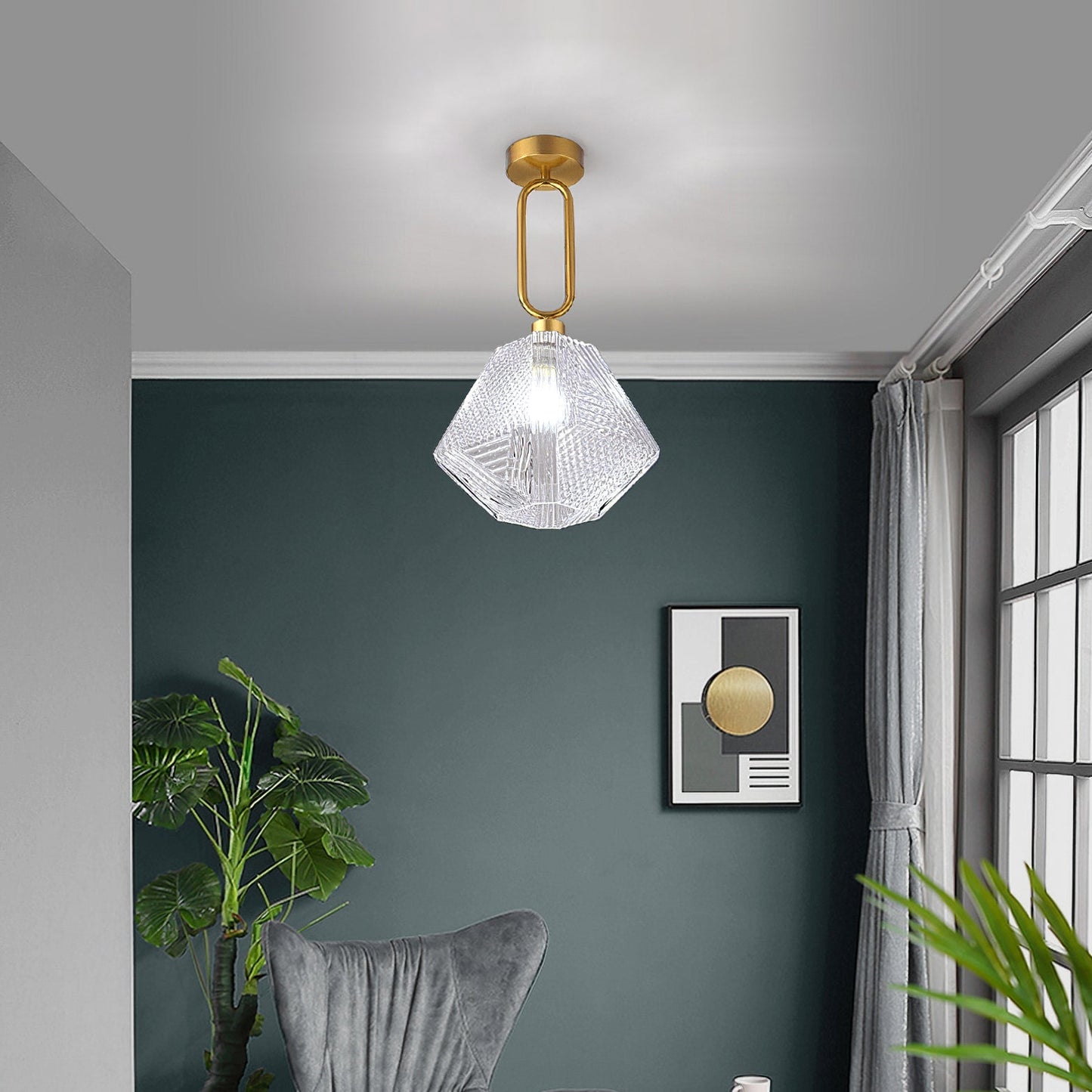 DecoSpark - Diamond Ceiling Light