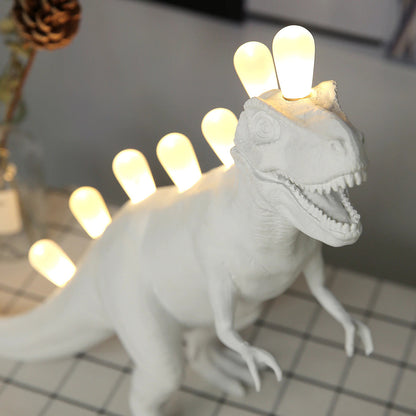 DinoLite - Kreativ Bordlampe med Oplyst Bagside