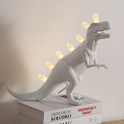 DinoLite - Kreativ Bordlampe med Oplyst Bagside