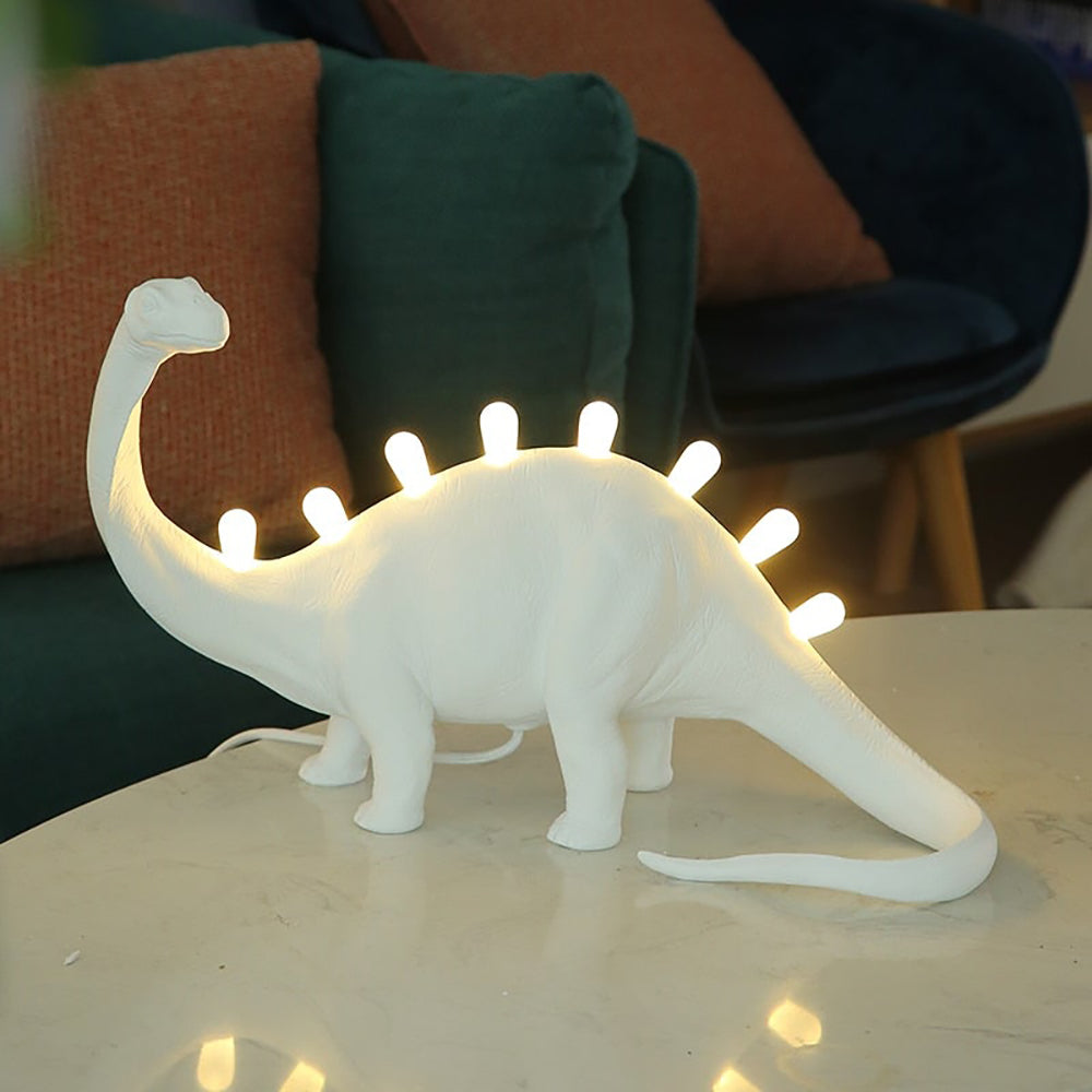 DinoLite - Kreativ Bordlampe med Oplyst Bagside