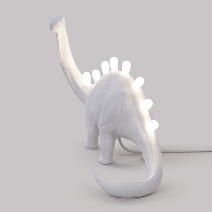 DinoLite - Kreativ Bordlampe med Oplyst Bagside