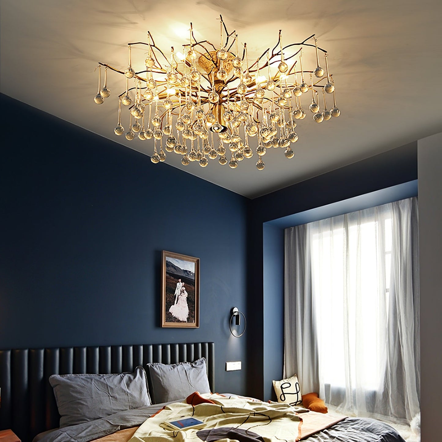 LuxeDivino - Ceiling Lamp with Subtle Finish and Luxurious Lighting