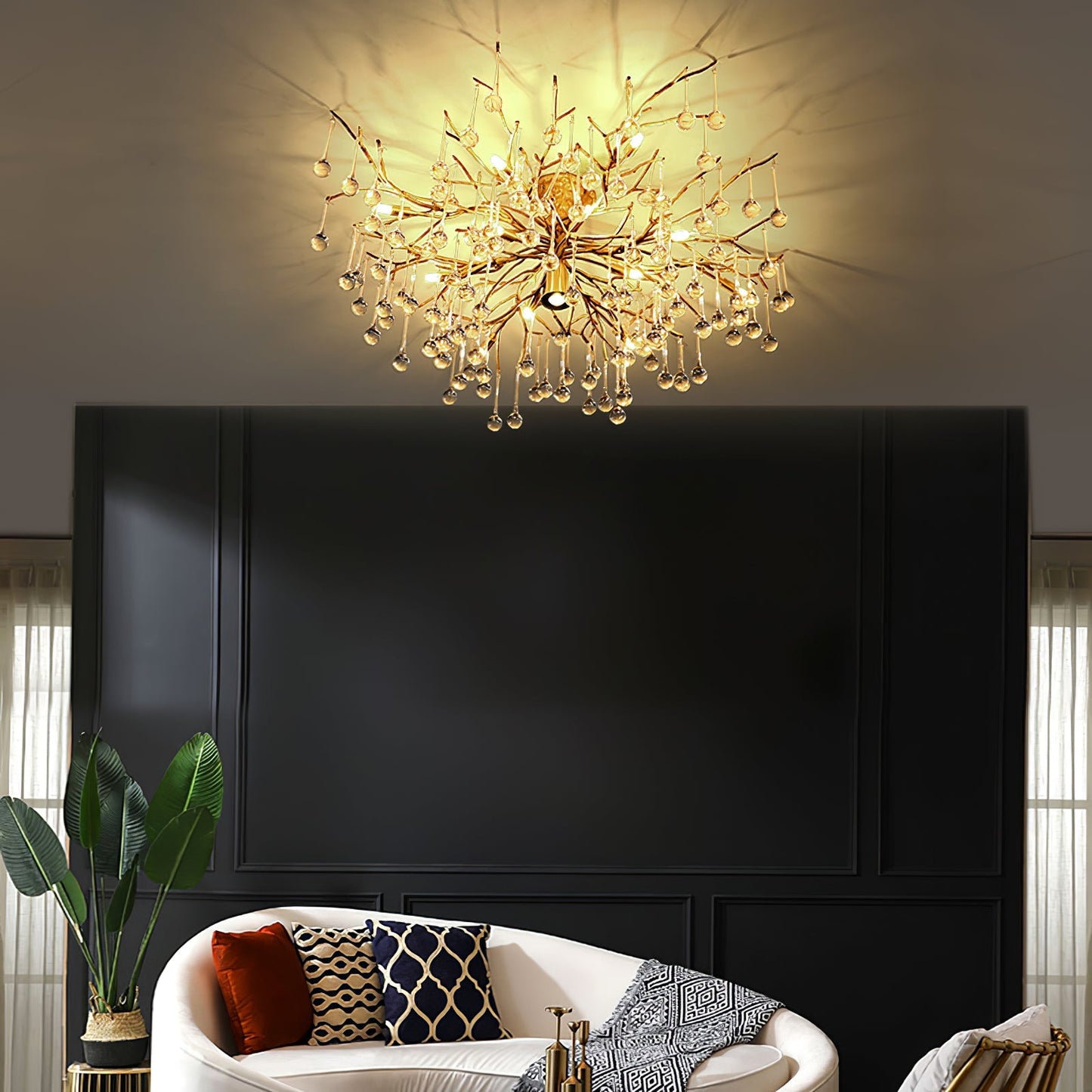 LuxeDivino - Ceiling Lamp with Subtle Finish and Luxurious Lighting