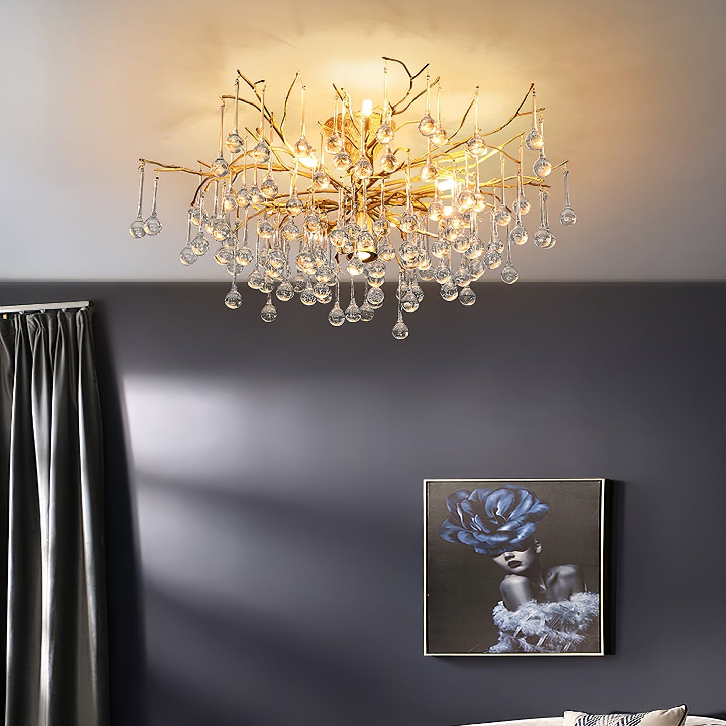 LuxeDivino - Ceiling Lamp with Subtle Finish and Luxurious Lighting