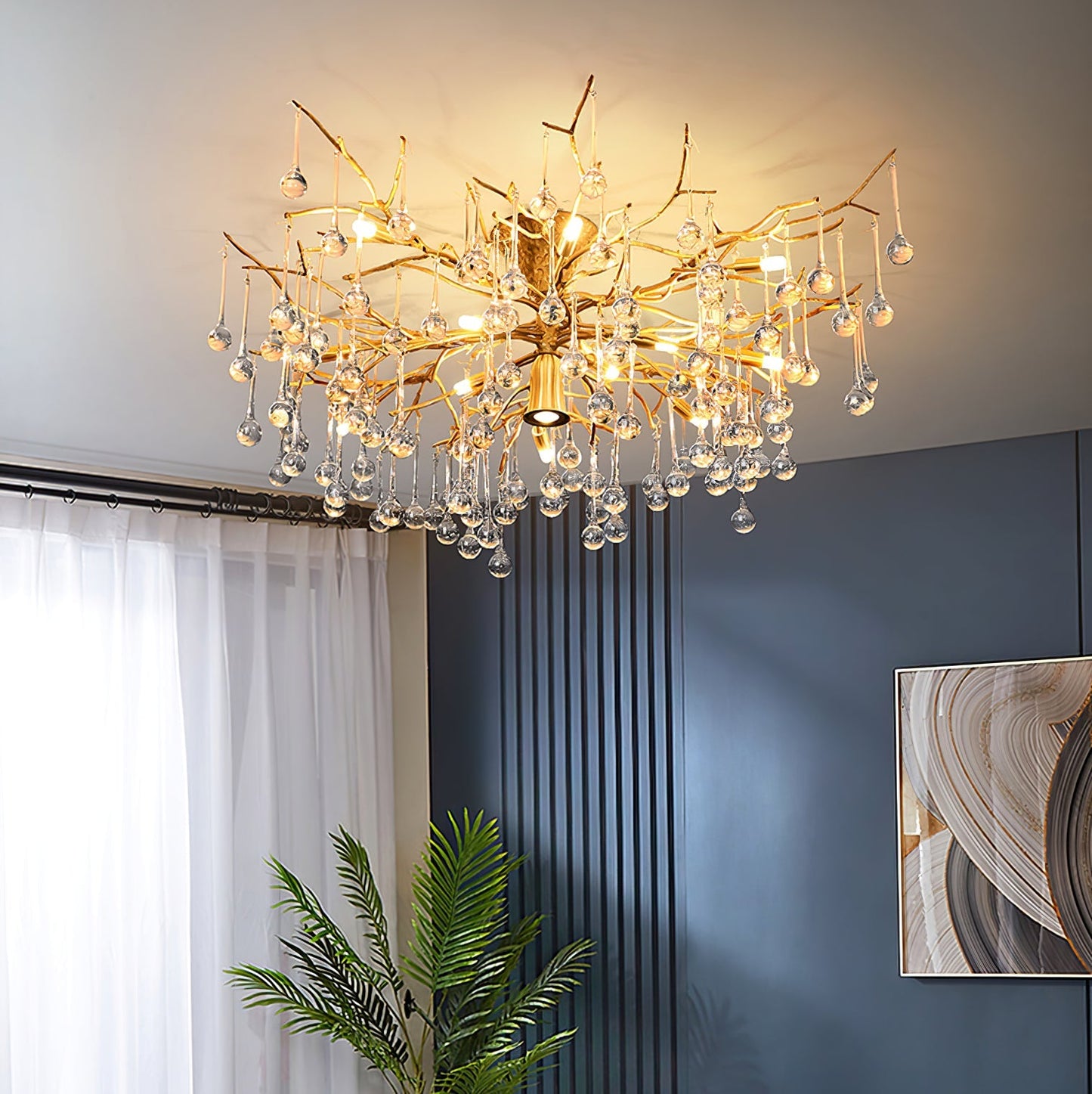 LuxeDivino - Ceiling Lamp with Subtle Finish and Luxurious Lighting