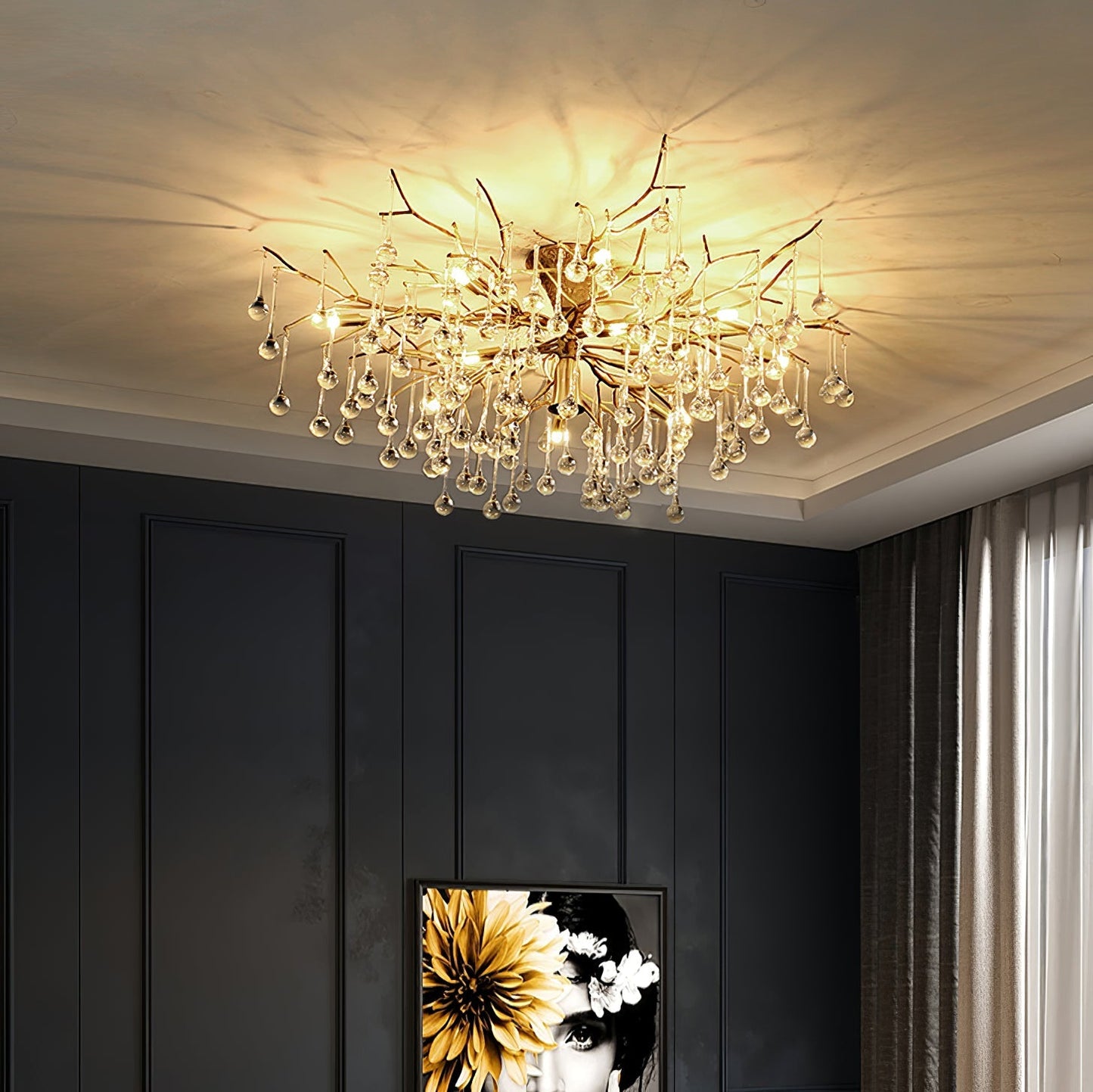 LuxeDivino - Ceiling Lamp with Subtle Finish and Luxurious Lighting