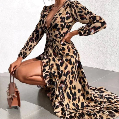 Robe col en V - Sandra