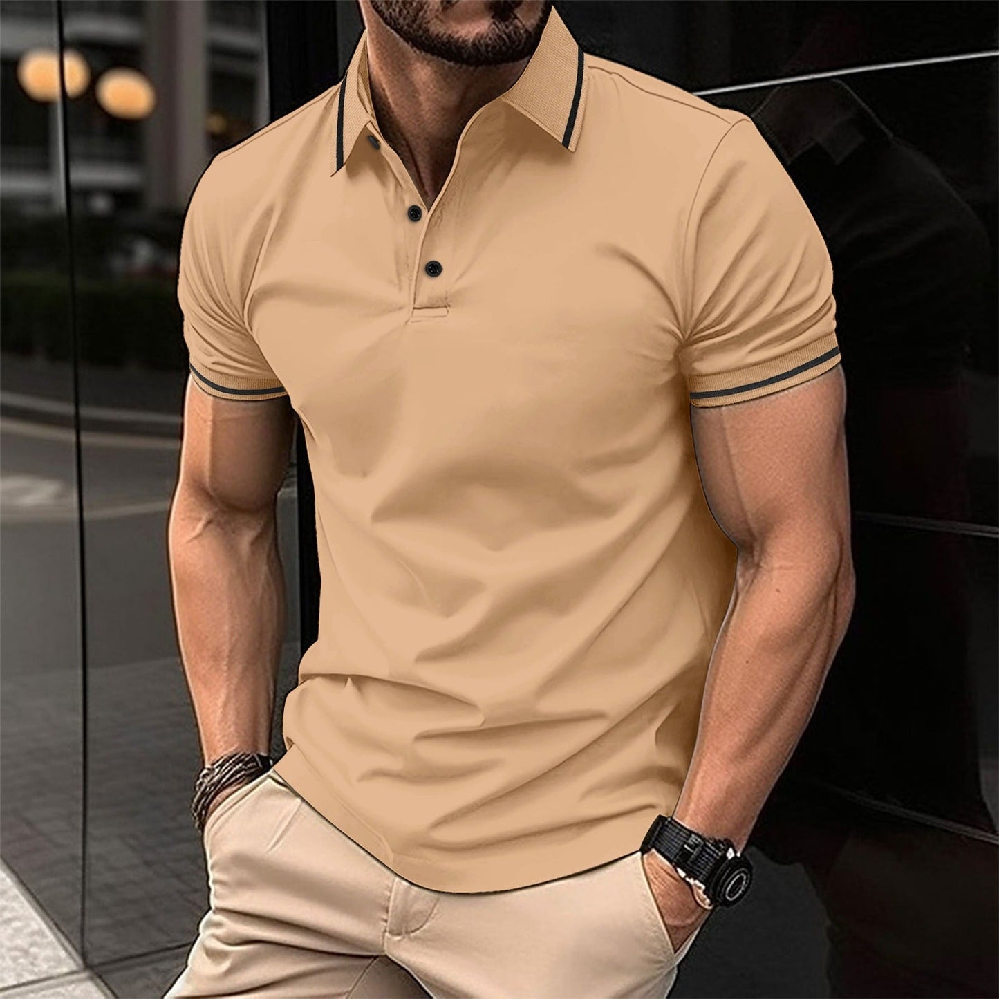 Polo pour hommes - Look premium