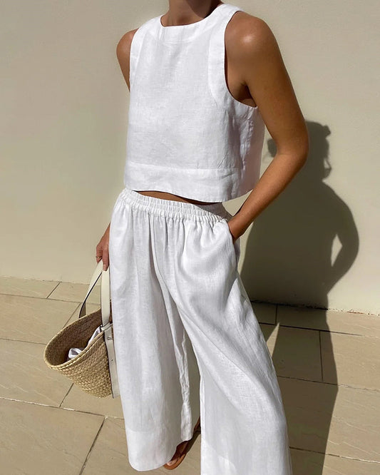 Ensemble de vêtements d'été deux pièces pour femmes - Maegan
