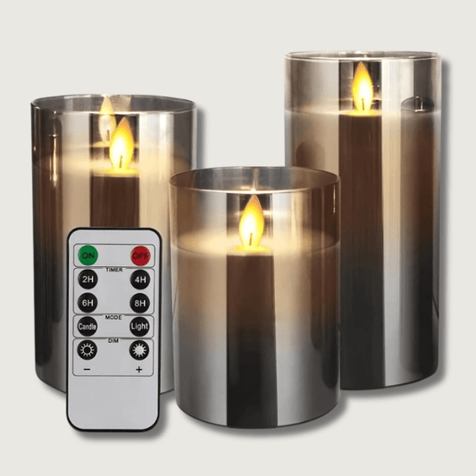 LumiFlicker - Batteridrevet LED-lysestagesæt