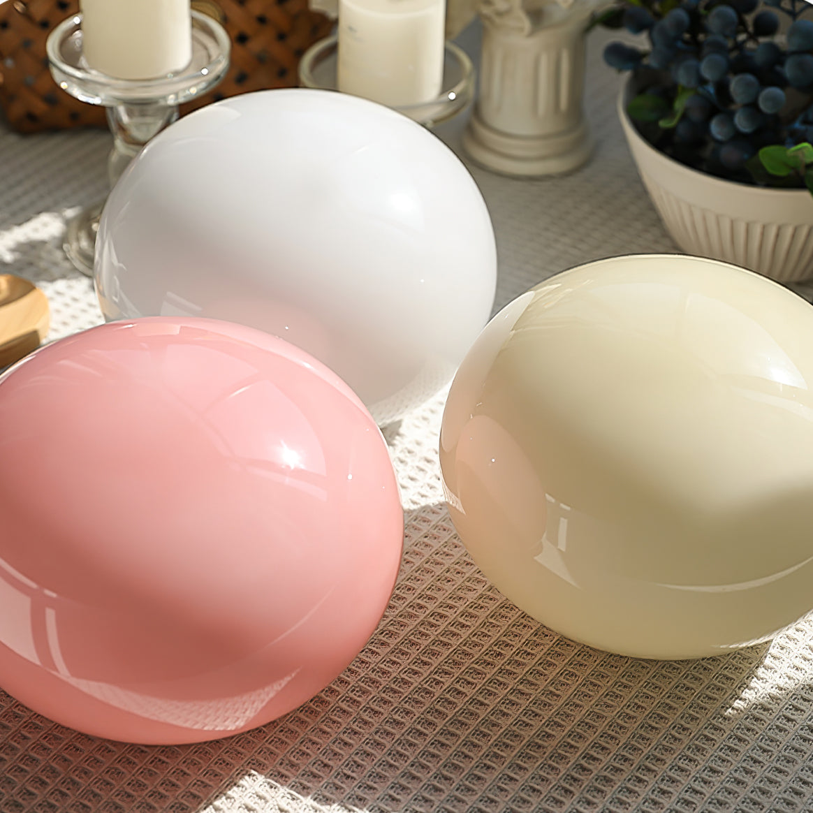 CandyGlow - Legesyg bordlampe med inspiration fra skumfiduser