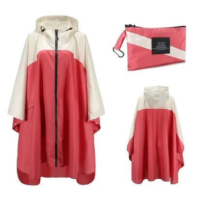 Veste de pluie unisexe moderne et imperméable avec sac assorti