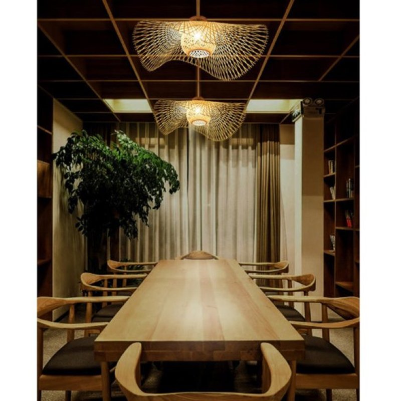 SatoriGlow | Wicker Pendant Light Inspired by Japanese and Asian Aesthetics