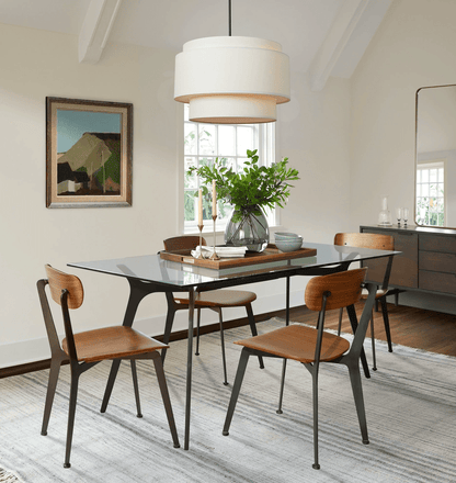 LinenBeam | Elegant Beige Pendant Lamp with LED Compatibility