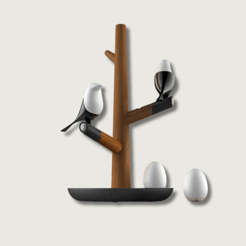OakGlow - Sensorbordlampe med naturligt træ